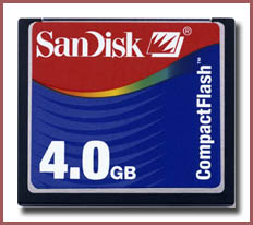 SanDisk 4GB CF Card