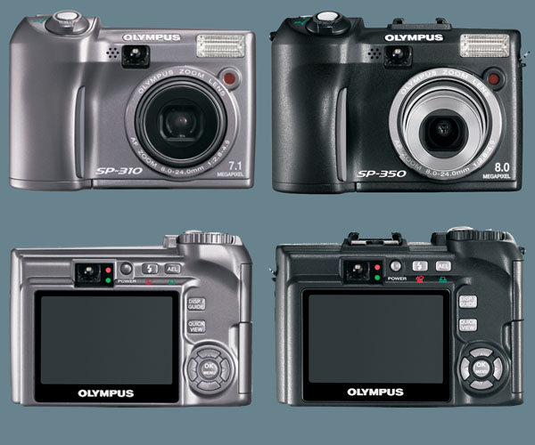 Olympus Announce SP-310 and SP-350 With 2.5-inch LCD and 30 Shooting Modes