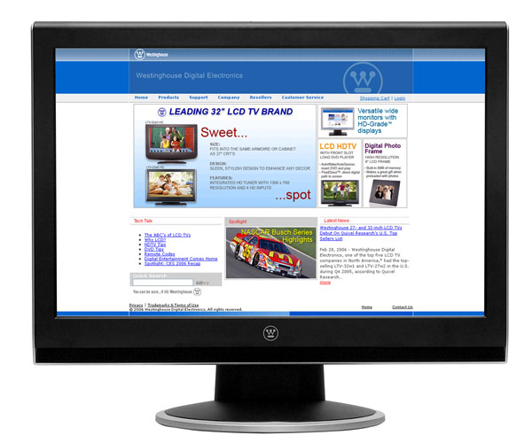 Westinghouse LCM-22w2 22-Inch Widescreen LCD Monitor