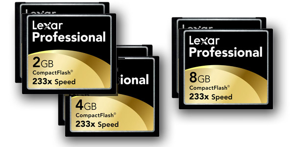 Lexar 233x Professional Memory Cards